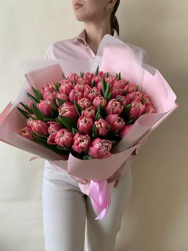 Тюльпаны пионовидные Коламбус