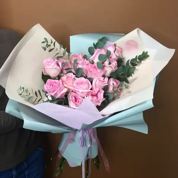 Букет пионовидных роз Pink O’hara